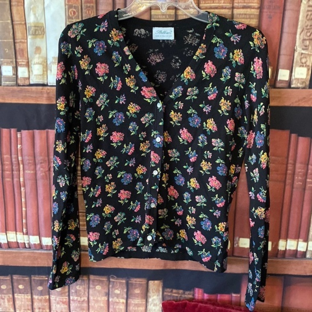 Vintage Billows Made in Italy‎ floral cardigan
